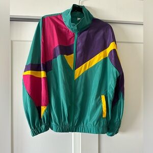 Colorful Vintage Windbreaker Jacket